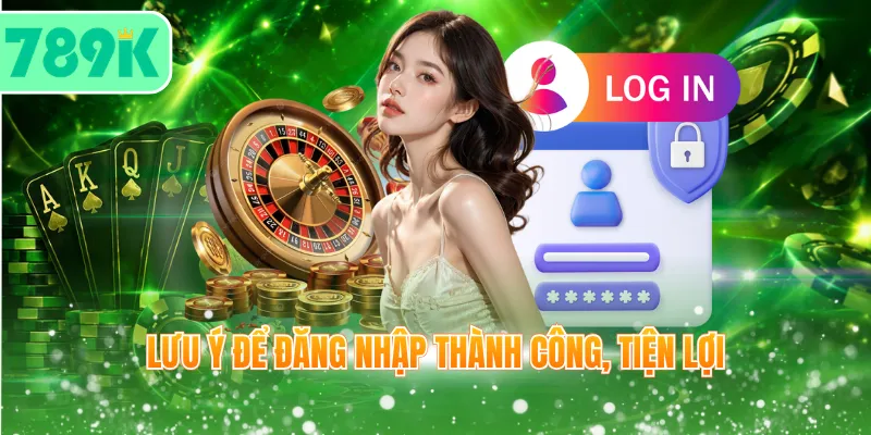 Lưu ý để đăng nhập thành công, tiện lợi
